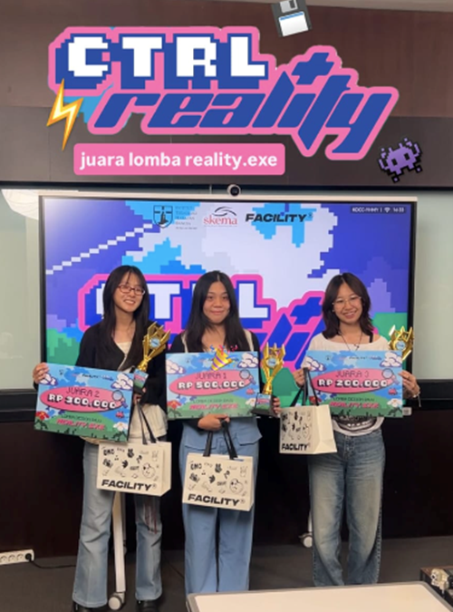 Mahasiswi Bisnis Kreatif UNPAR Raih Juara 1 di Lomba Desain Baju REALITY.EXE 2026